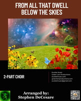 From All That Dwell Below The Skies Two-Part Mixed choral sheet music cover